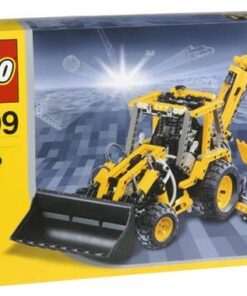 LEGO Technic Excavator 8455 + tor wyścigowy z 2 autami, elektryczne, 2,4 m