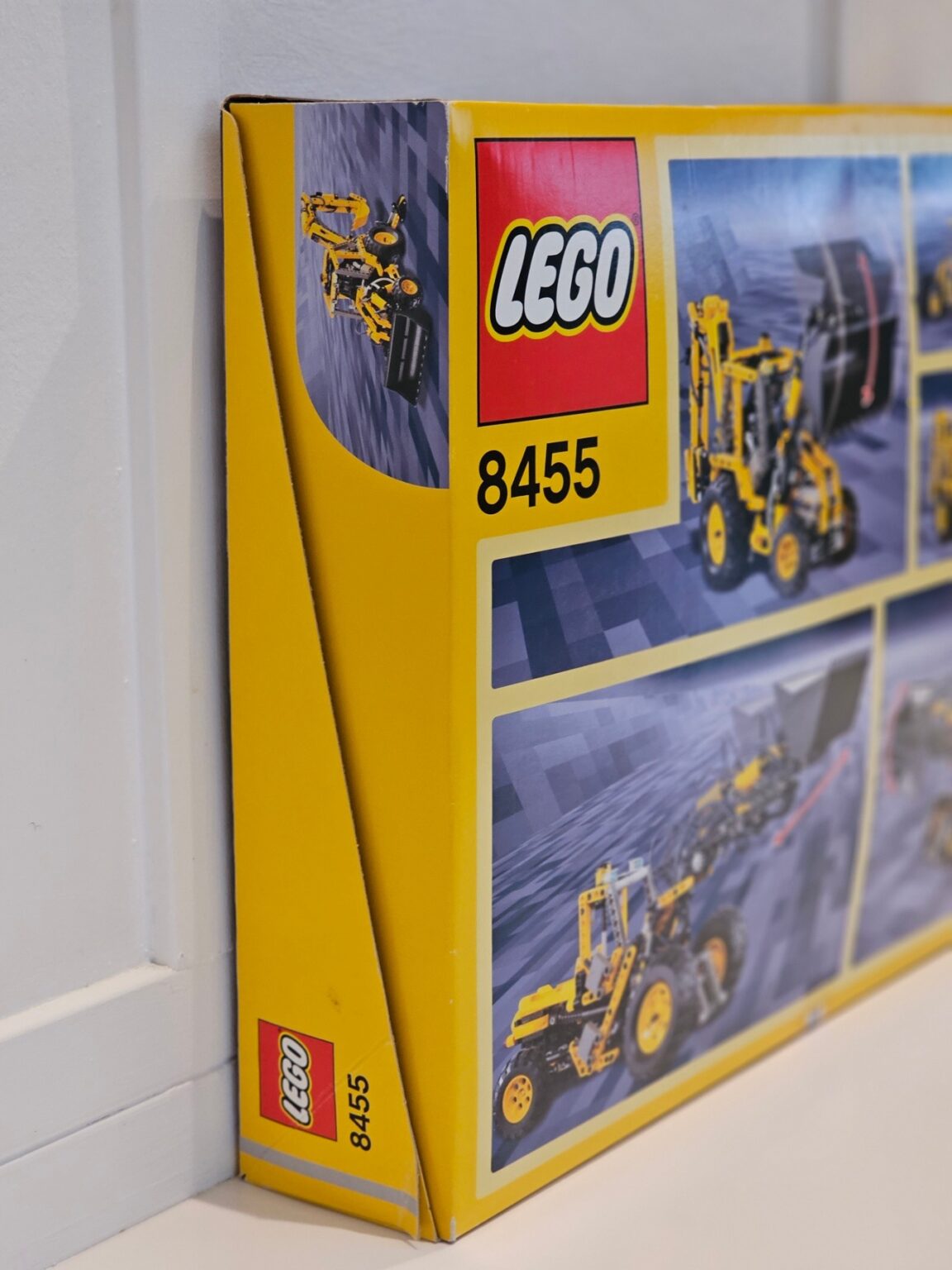 LEGO Technic Excavator 8455 + tor wyścigowy z 2 autami, elektryczne, 2 ...